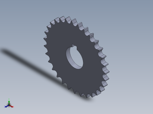 齿轮正等轴测缩略图