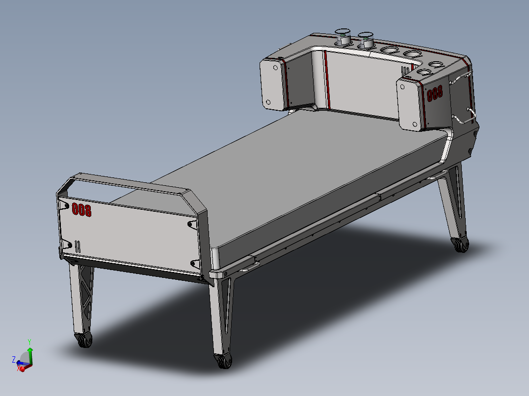 医院病床三维设计