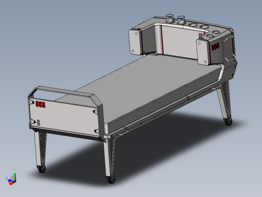 医院病床三维设计