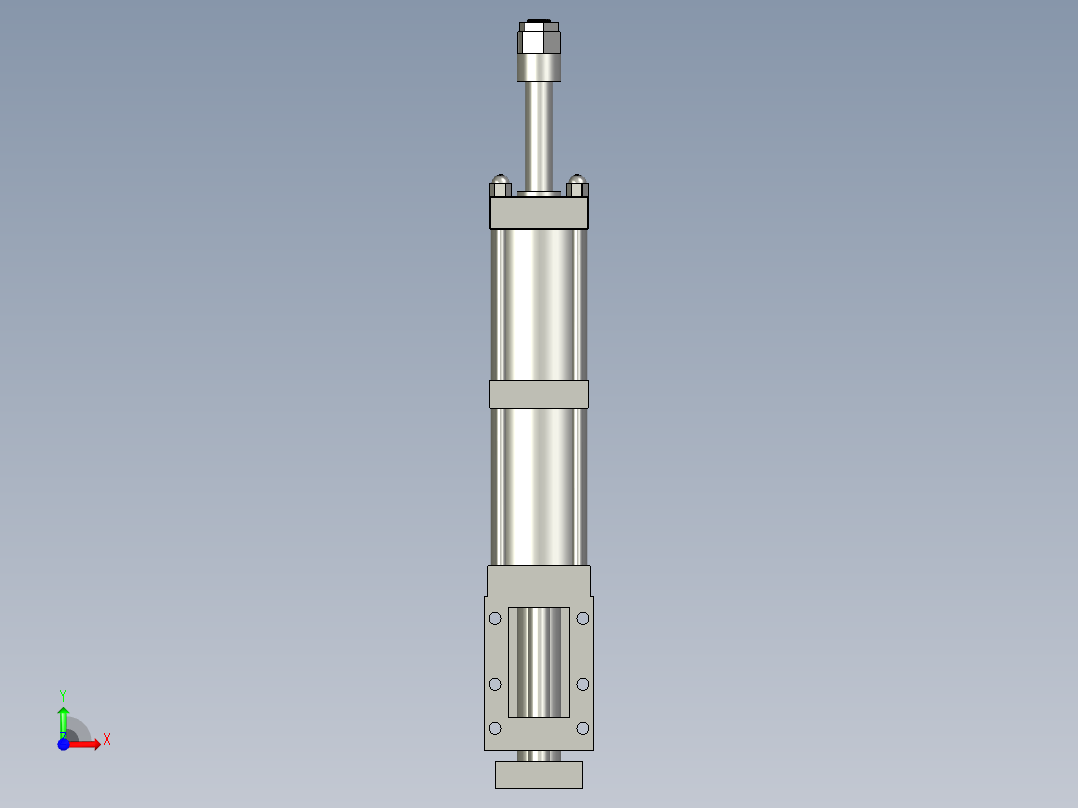 80X100-20回程可调键槽-002前视图