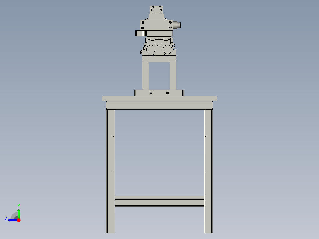 平板玻璃生产线上机械手吸盘右视图