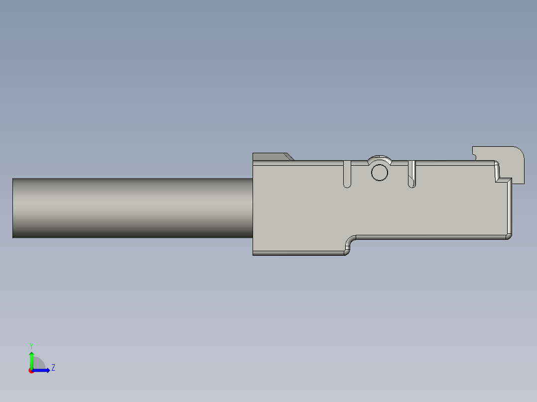 网线接口自动压合设备设计-RJ45水晶头左视图