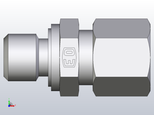 公螺柱连接器GE08LMEDCF前视缩略图