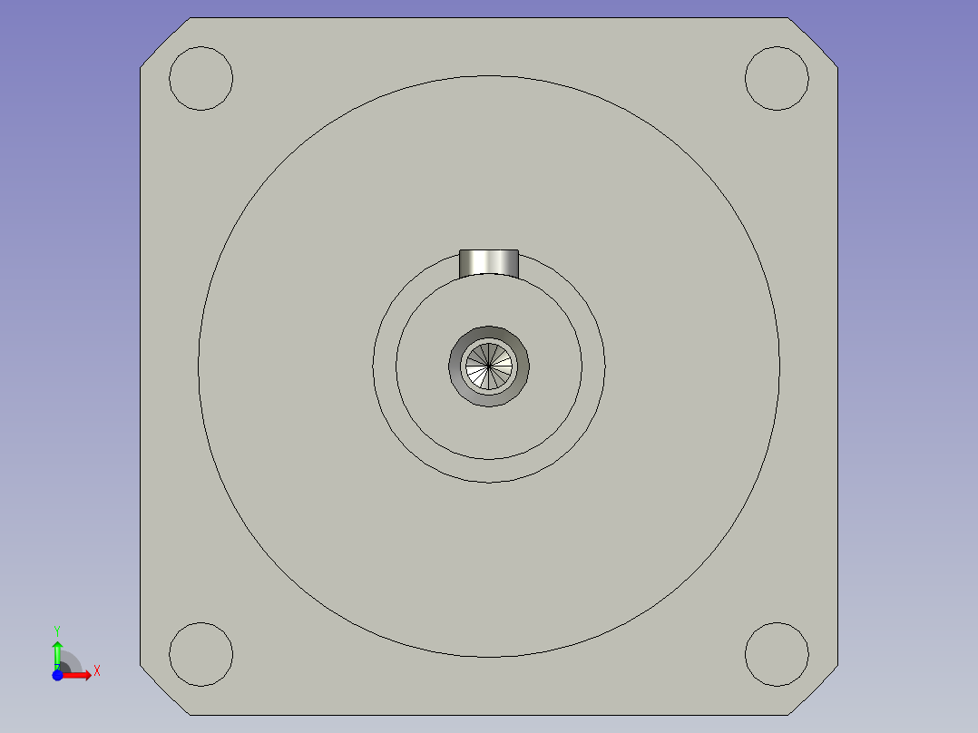 IB60-25P1S2OP2-品行减速机-配松下伺服-R20前视图