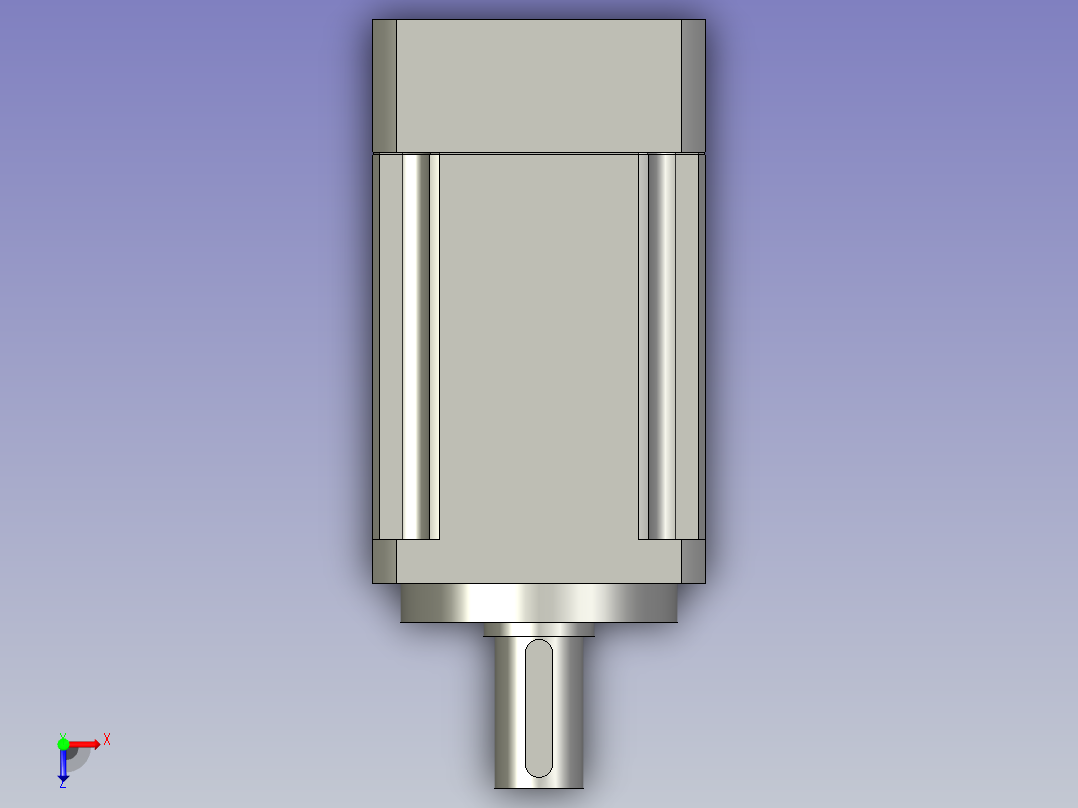 IB60-25P1S2OP2-品行减速机-配松下伺服-R20俯视图