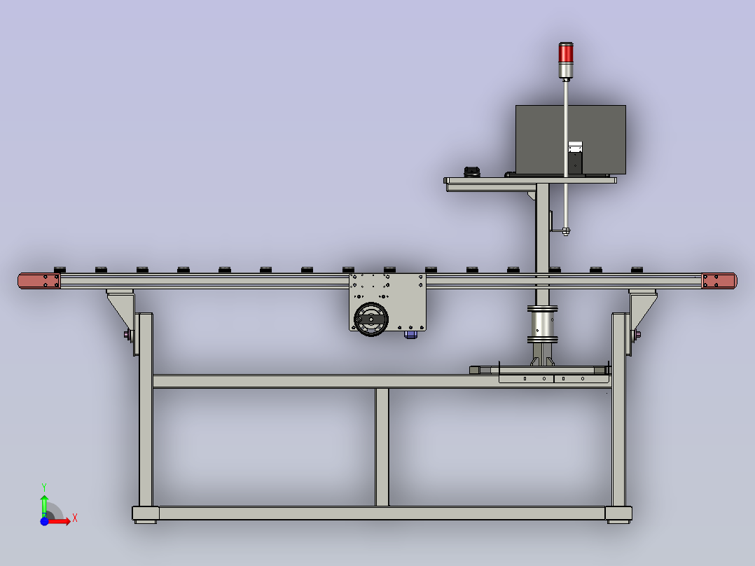 贴片机产线设计前视图