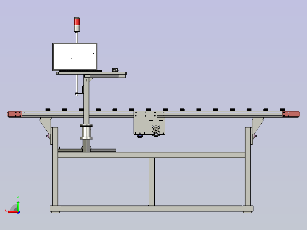 贴片机产线设计后视图