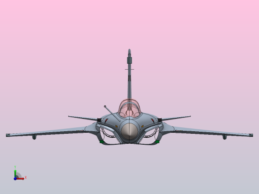 阵风战斗机前视缩略图