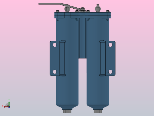 SPL系列双通网片式油滤器(SPL15-40)_SPL15后视缩略图