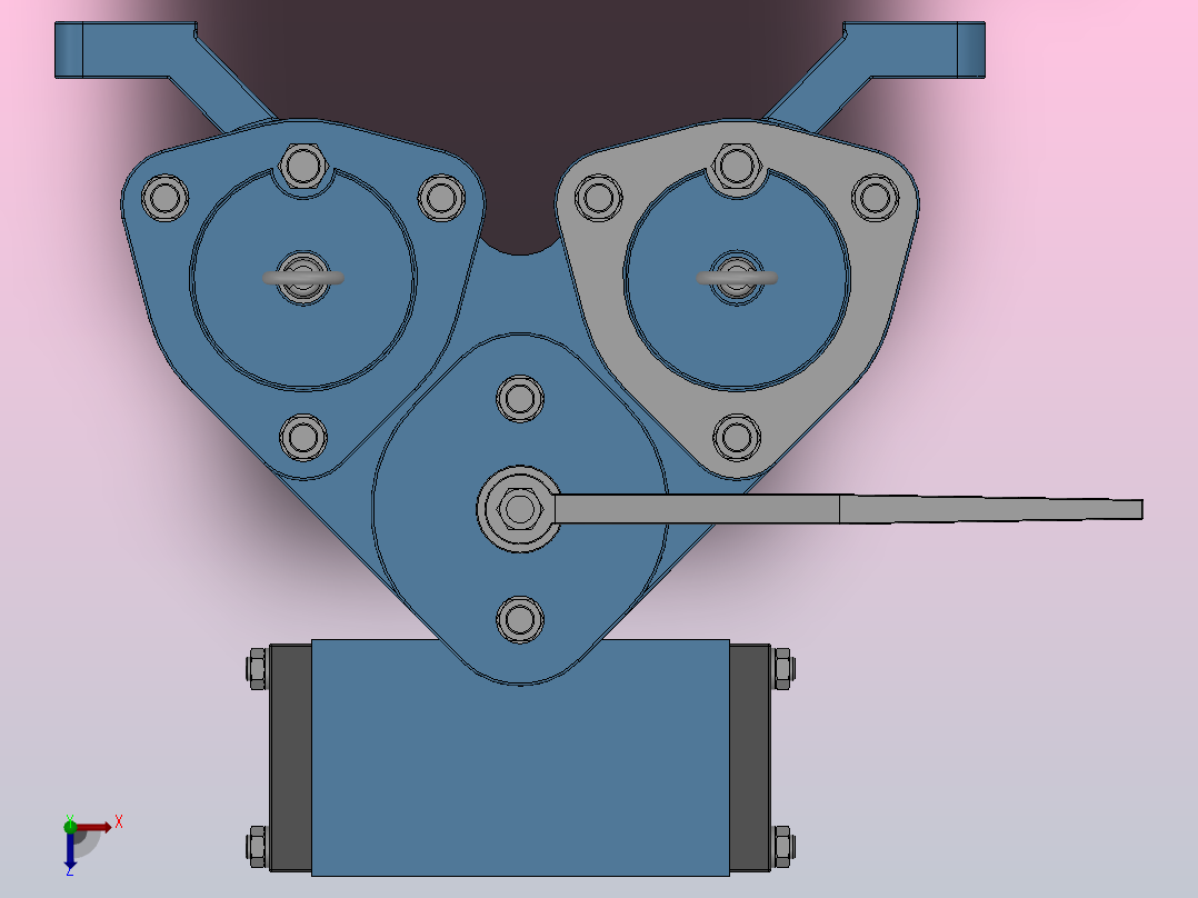 SPL系列双通网片式油滤器(SPL15-40)_SPL15俯视图
