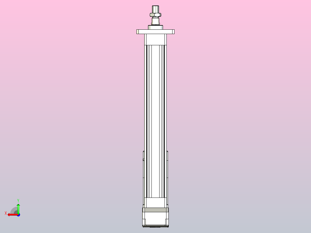 轻载电动缸TPA-ESR40-1210C-L250-MR-FA-W-P40-C3后视图