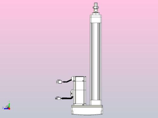 轻载电动缸TPA-ESR40-1210C-L250-MR-FA-W-P40-C3右视缩略图