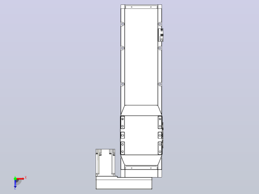 滚珠丝杠直线轴内置导轨TPA-GCR-170-2510C-L400-MR-M75-N3俯视缩略图