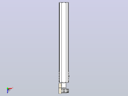 皮带直线轴半封闭可选导轨TPA-HNB-220D-176-L1400-ML-Y-P1K-N3俯视缩略图
