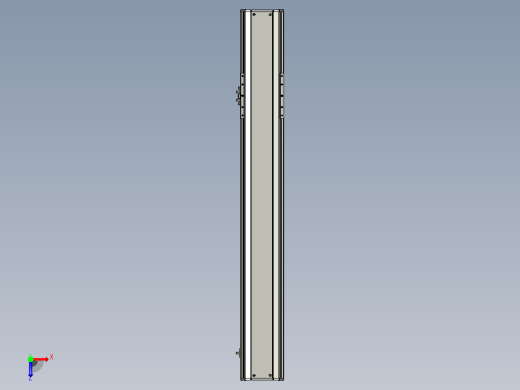 SYS14-750-M-200W滚珠花健、支撑座、滚珠丝杠、交叉导轨、直线模组.STEP俯视缩略图