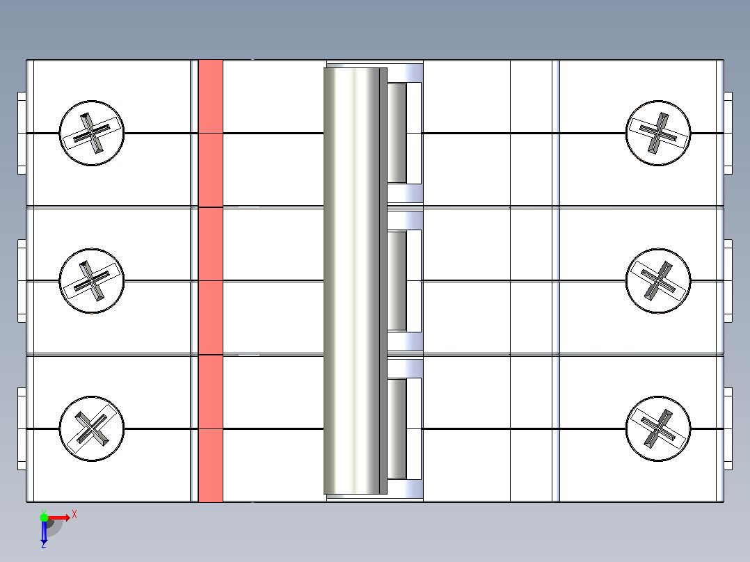 ABB NFB 3P空开断路器俯视图