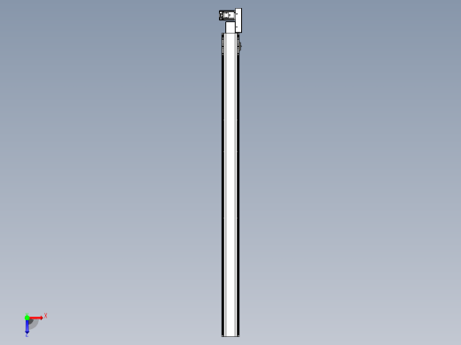 皮带直线轴半封闭可选导轨TPA-HNB-105D-90-L1650-ML-C-P20-N3俯视缩略图