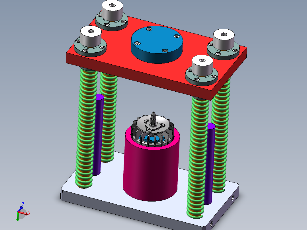 风叶入轴压入工装