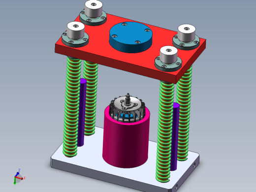 风叶入轴压入工装