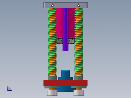 风叶入轴压入工装左视缩略图