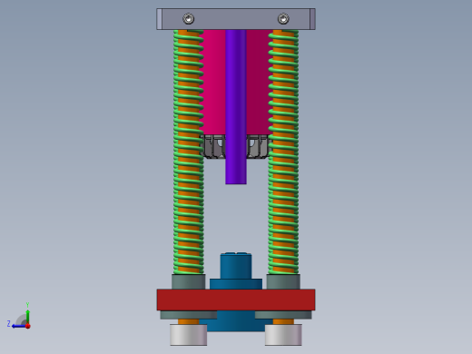 风叶入轴压入工装右视缩略图
