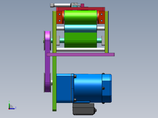 铜套自动送料机构sw18可编辑左视缩略图