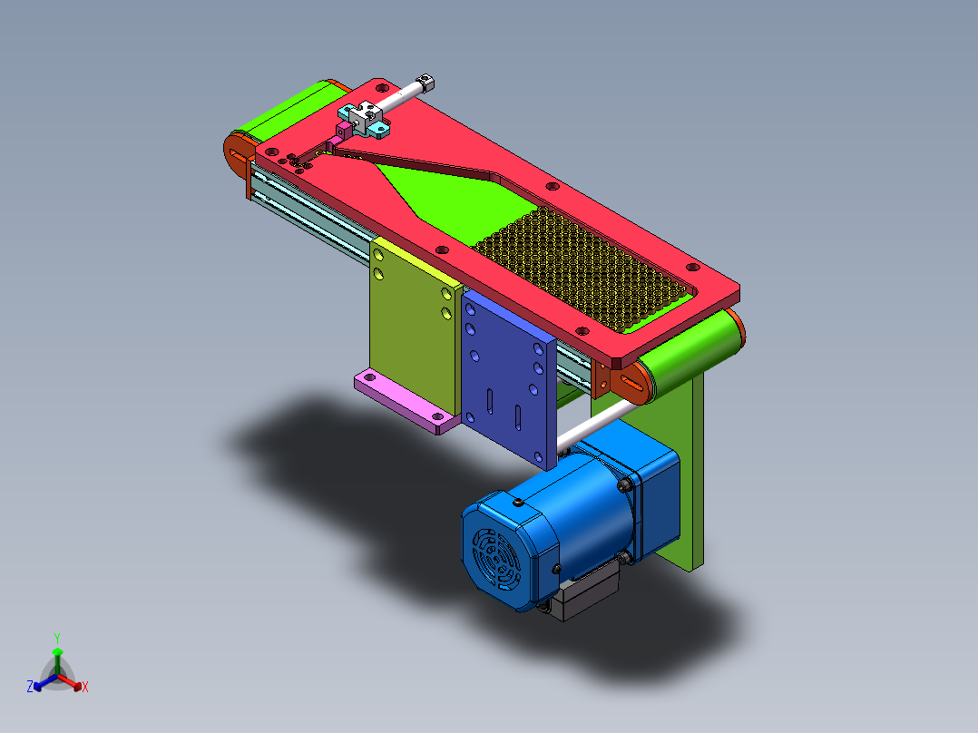 铜套自动送料机构sw18可编辑正等轴测图