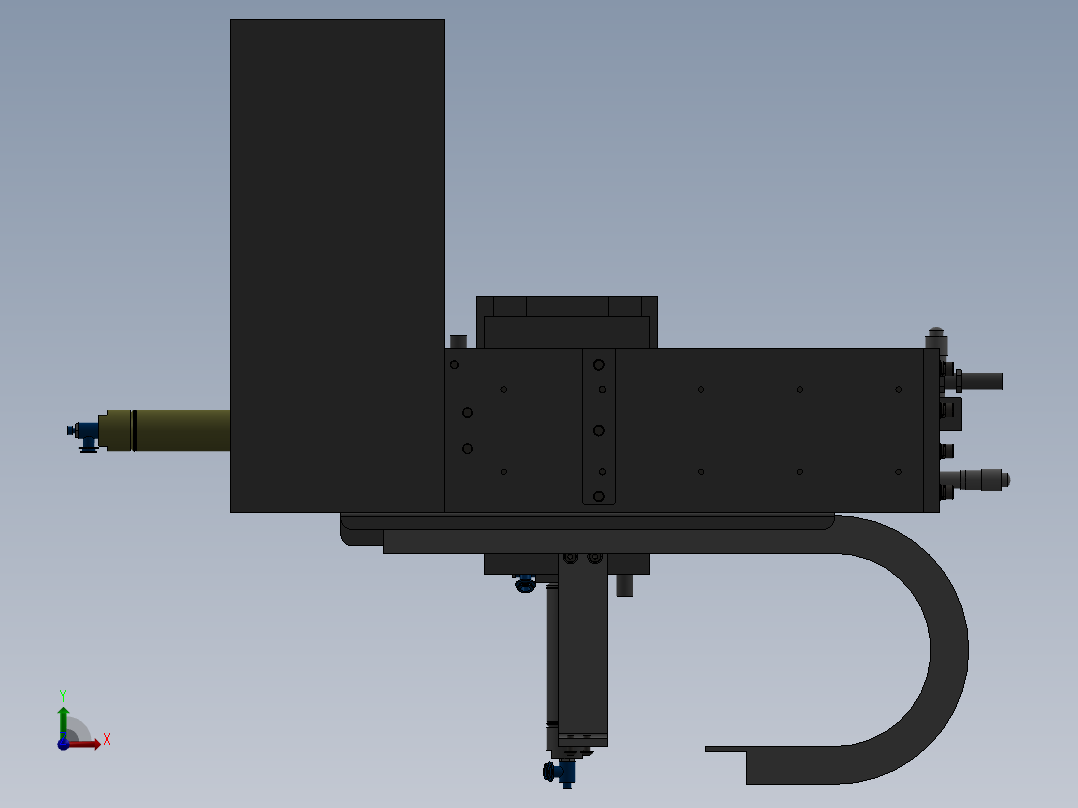 X向Z向移载机构sw18前视图
