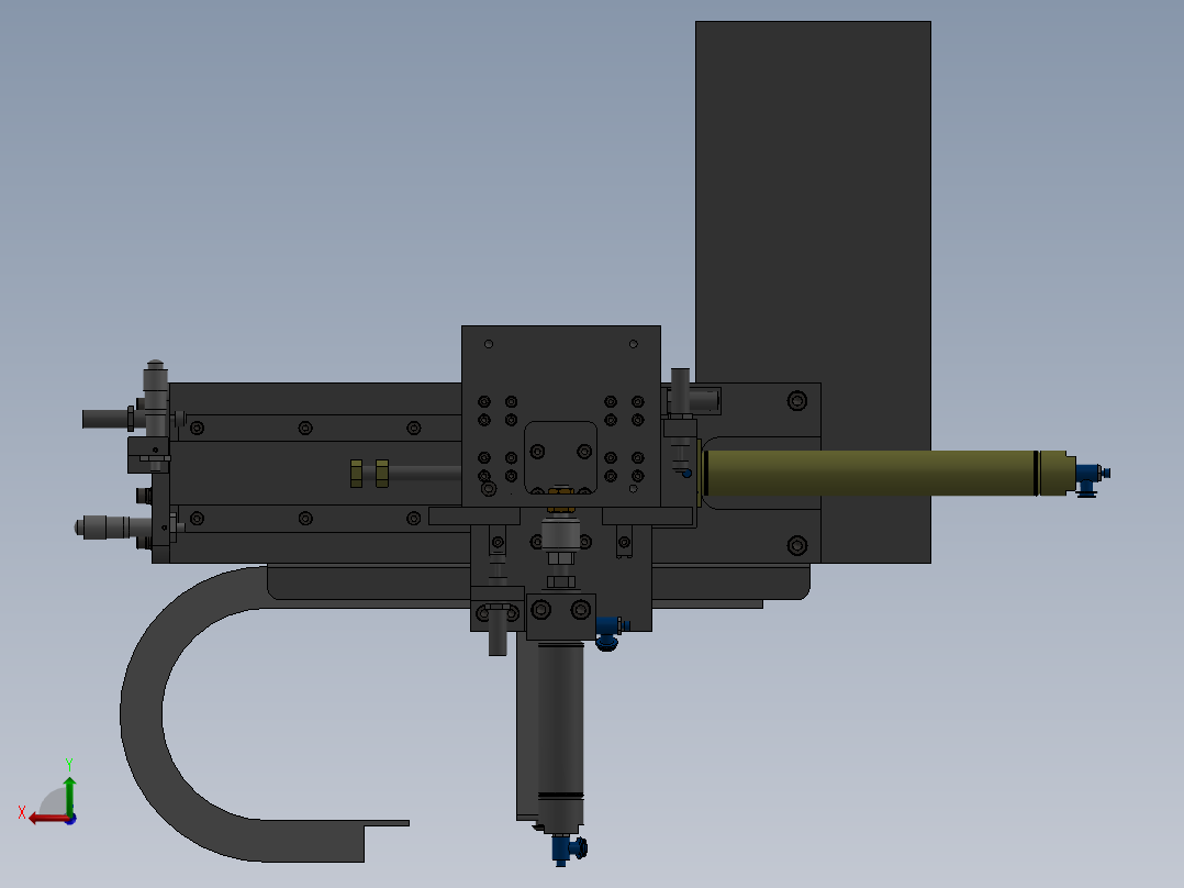 X向Z向移载机构sw18后视图
