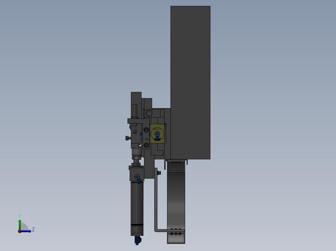 X向Z向移载机构sw18左视图