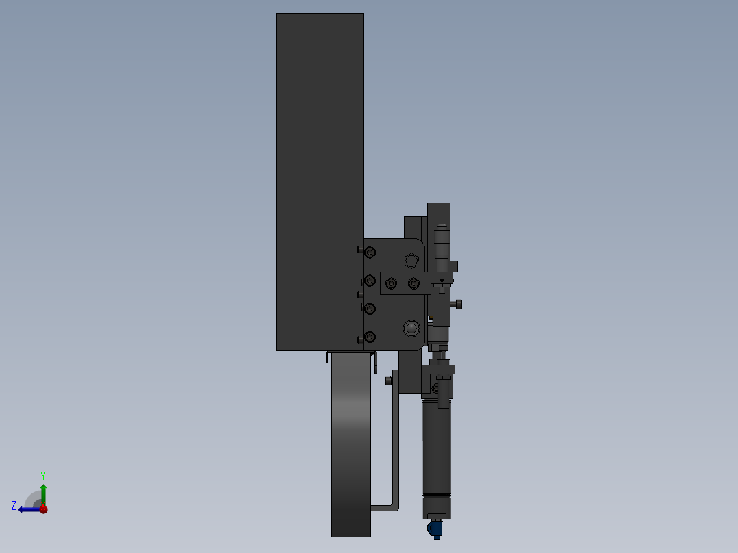 X向Z向移载机构sw18右视图