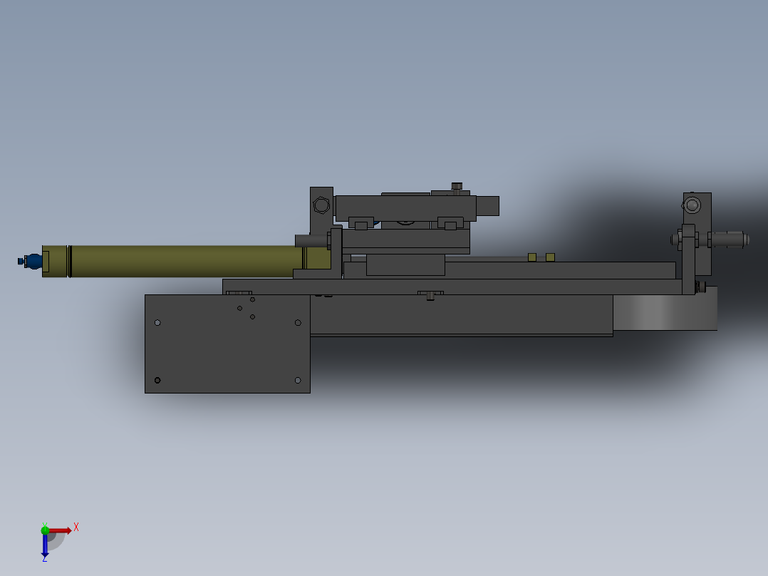 X向Z向移载机构sw18俯视图