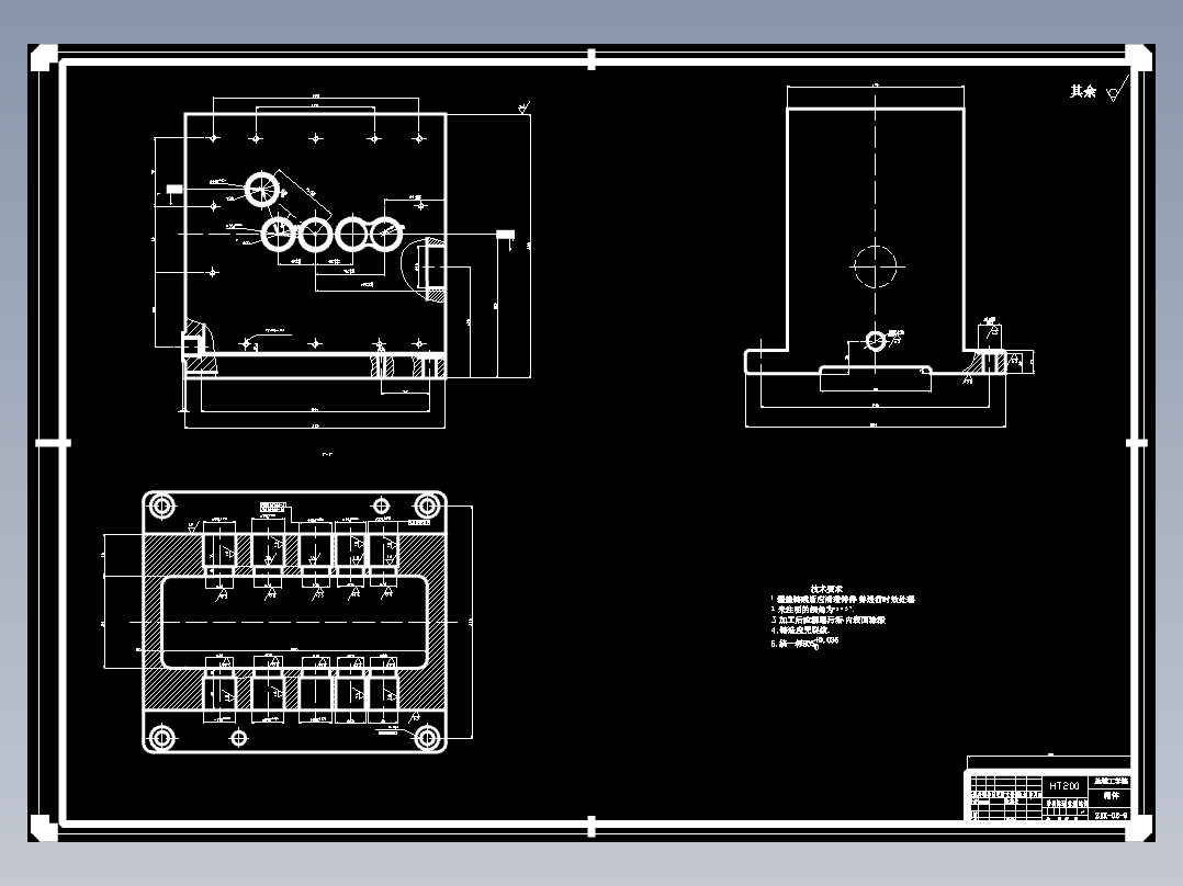 电机驱动端盖多孔钻专用机床的设计