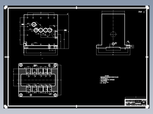 电机驱动端盖多孔钻专用机床的设计
