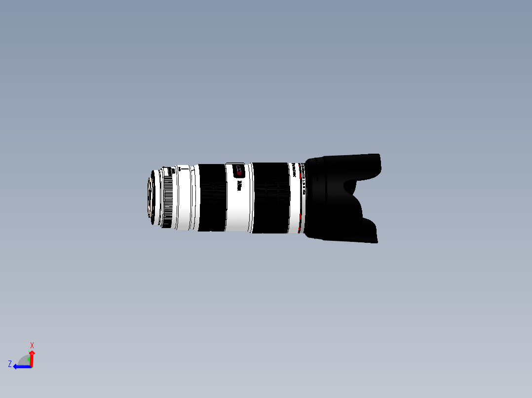 SolidWorks 相机标准镜头设计