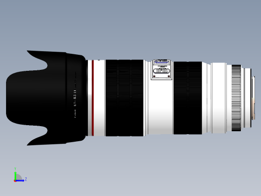 SolidWorks 相机标准镜头设计左视缩略图