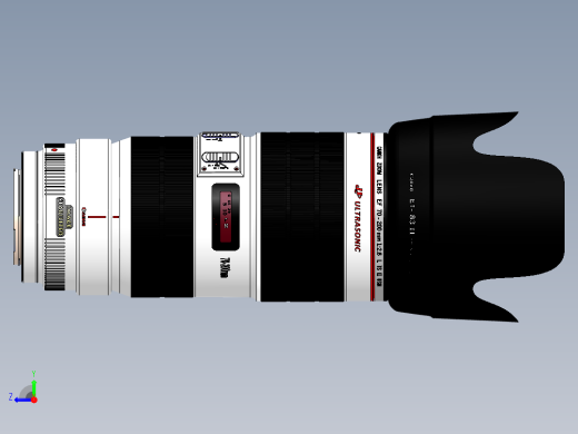 SolidWorks 相机标准镜头设计右视缩略图