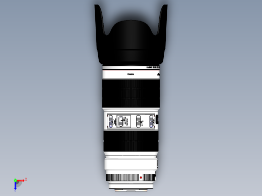 SolidWorks 相机标准镜头设计俯视缩略图
