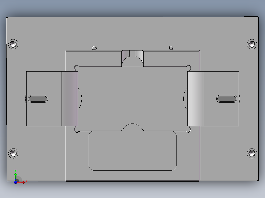 焊线夹具前视图