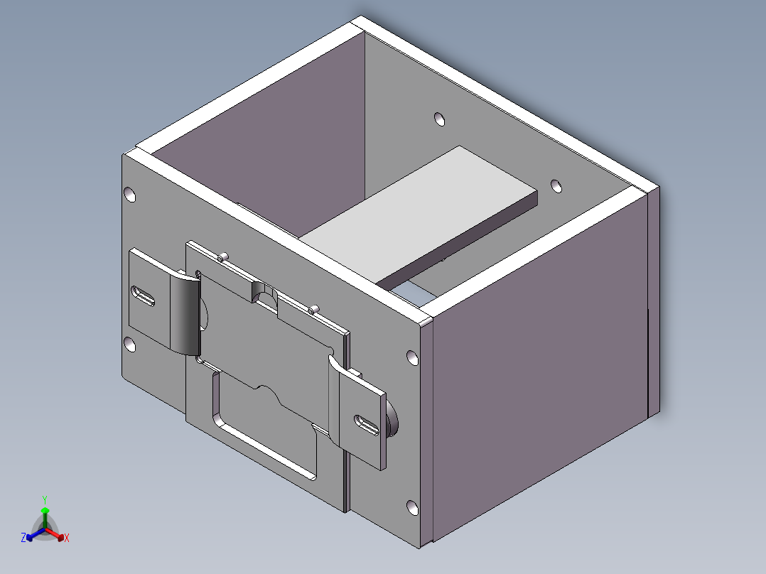 焊线夹具正等轴测图