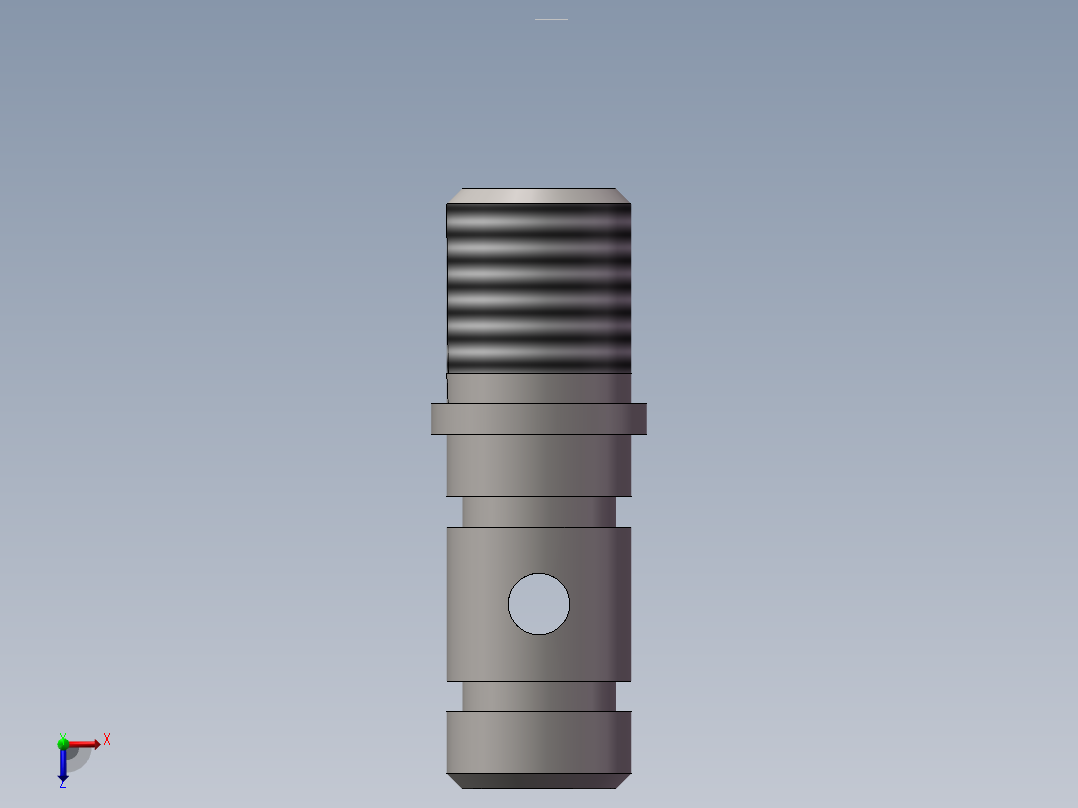 空气用快速接头俯视图
