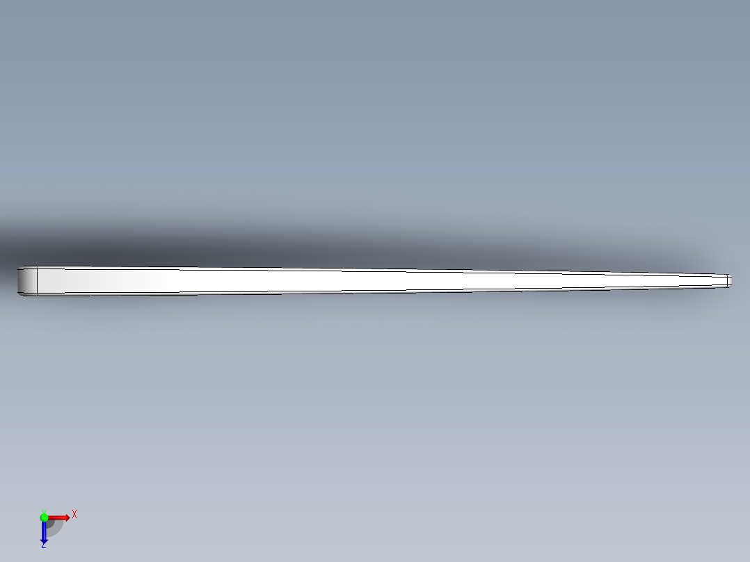 木梳CAD图纸俯视图