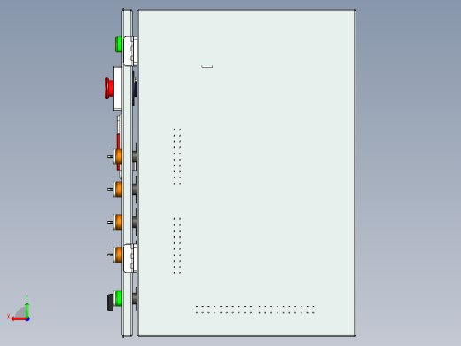 低压柜子400 X 600 mm后视缩略图