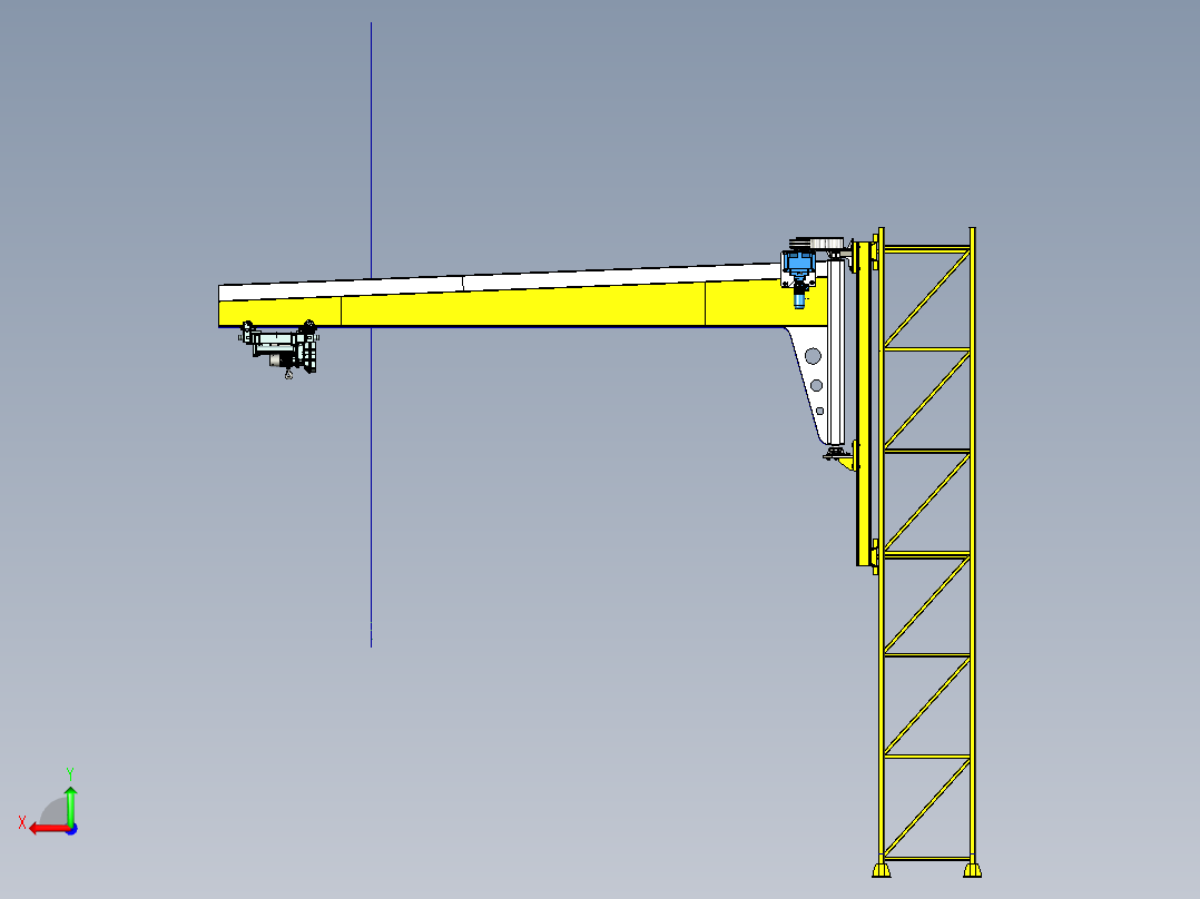 10米龙门起重机后视图
