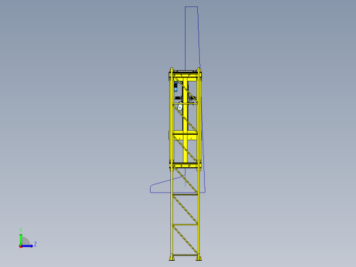 10米龙门起重机左视缩略图