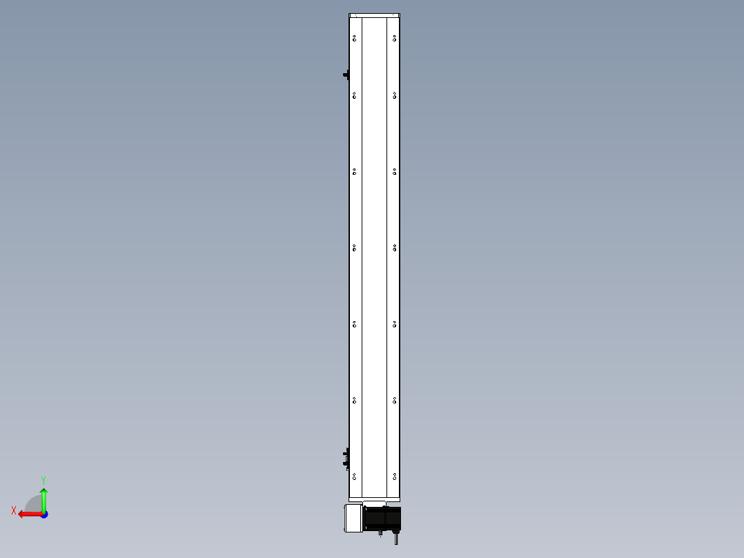 Toyo东佑达直线模组-ETB14-RD-1000后视图