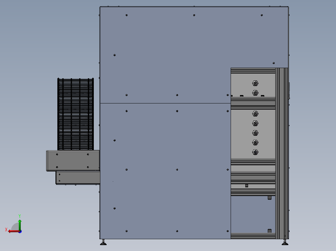 E24-自动托盘堆垛机设备后视图