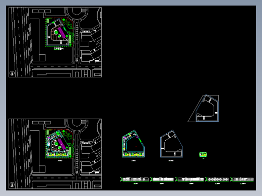J113-简约现代风格6班2层幼儿园建筑设计方案CAD图纸SU模型素材
