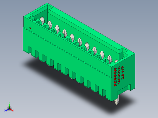 DEGSON 15EDG 系列 2.5mm 接线端子包-15EDGVC-2.5-11P-14-00AH