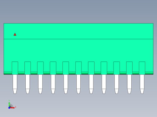 DEGSON 15EDG 系列 2.5mm 接线端子包-15EDGVC-2.5-11P-14-00AH前视缩略图